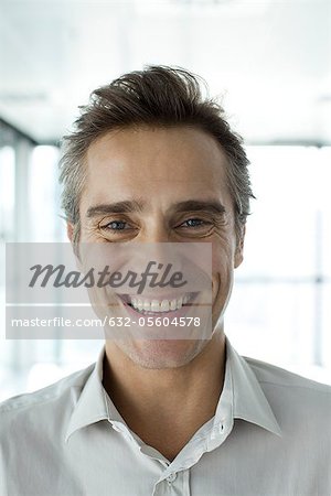 Man smiling, portrait
