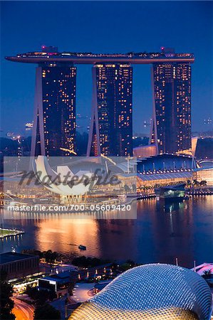 Marina Bay Sands Resort, Marina Bay, Singapur