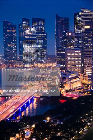 Shenton Way et le quartier financier, Singapour Shenton Way et le quartier financier, Singapour