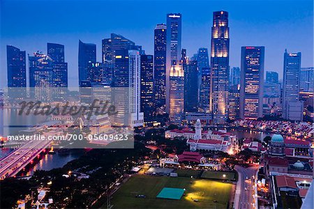 Financial District and Sklyine, Singapore Financial District and Sklyine, Singapore