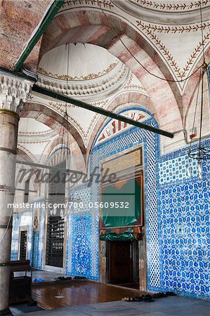 Mosquée de Rustem Pasha, Hasircilar Carsisi, Eminonu, Istanbul, Turquie