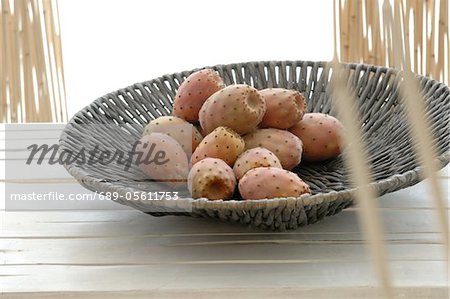 Bowl with prickly pears