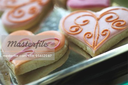 Pâtisserie en forme de coeur