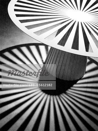 Round pattern with light and shadow Round pattern with light and shadow