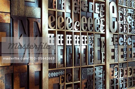 Upper and Lower Case Letterpresses Upper and Lower Case Letterpresses