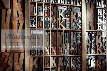 Upper and Lower Case Letterpresses Upper and Lower Case Letterpresses
