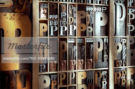 Upper and Lower Case Letterpresses Upper and Lower Case Letterpresses