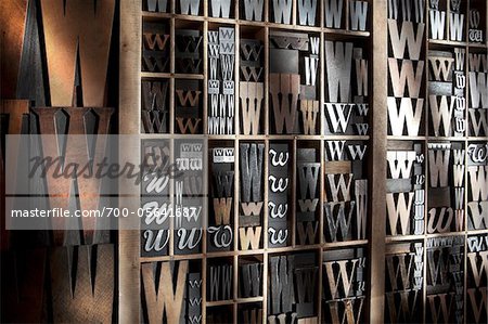 Upper and Lower Case Letterpresses Upper and Lower Case Letterpresses