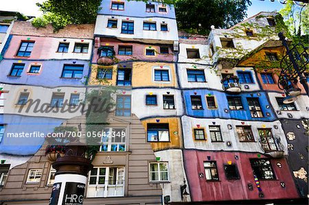 Hundertwasserhaus, Vienne, Autriche