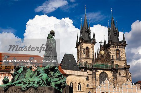 Church of Our Lady before Tyn, Old Town, Prague, Czech Republic