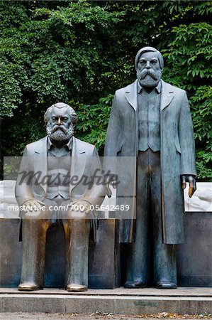 Satue of Marx and Engels, Alexanderplatz, Berlin, Germany