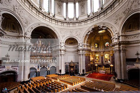 Intérieur de la cathédrale, l'île des musées, Berlin à Berlin Intérieur de la cathédrale, l'île des musées, Berlin à Berlin