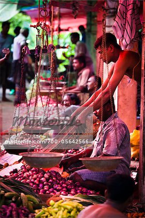 Vegetable Stand at Market, Payagala South, Sri Lanka