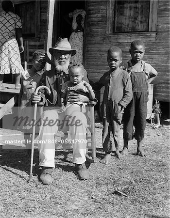 DE 1939 PERSONNES ÂGÉES AFRICAN AMERICAN MAN ONCLE AMBROSE DOUGLAS 99 ANS UNE FOIS QU'UN ESCLAVE EST MAINTENANT LE PLUS JEUNE DE SES 38 ENFANTS