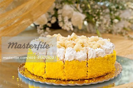 some cake and dessert during a wedding banquet