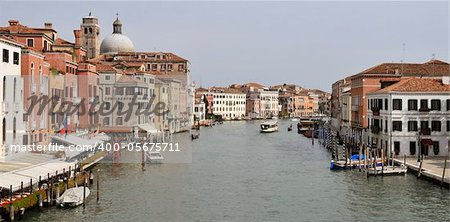 Beautiful Venice gondola on Canal in Venice