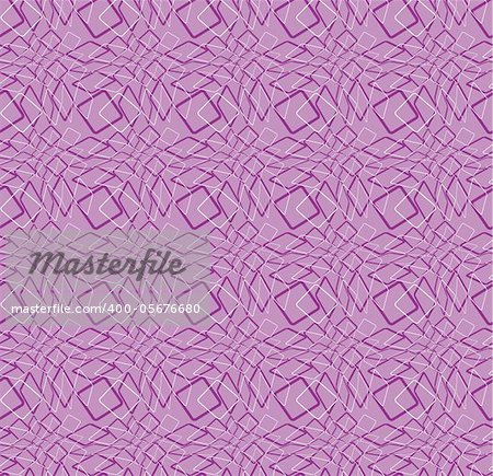 Seamless vector purple pattern. Abstract curves line background