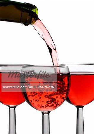 Color photo of a glass of wine