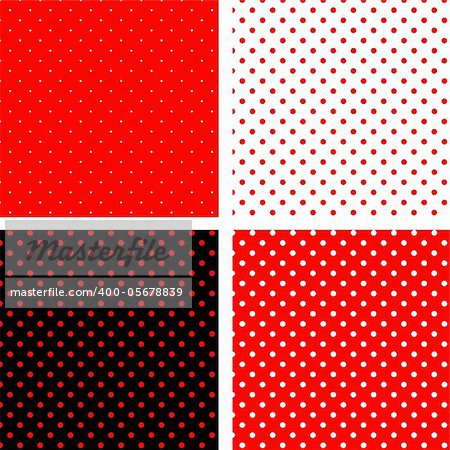 Illustration vector background, Seamless pattern white and black