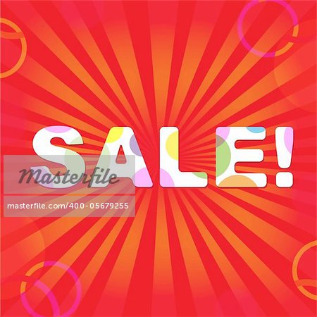 Sale Poster, Vector Illustration