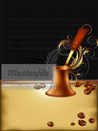 coffee background, this illustration may be useful as designer work