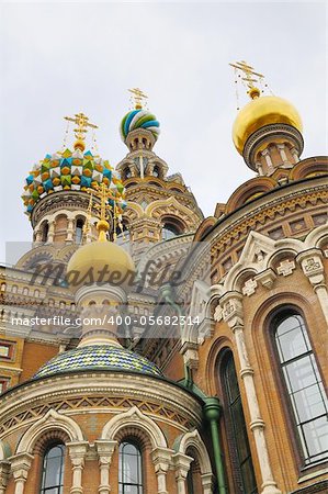 Russia, St. Petersburg, Orthodox Church "Spas na Krovi"