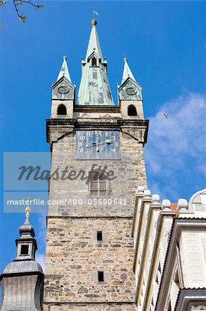 town hall's tower, Klatovy, Czech Republic