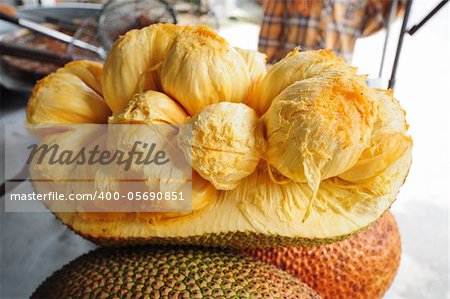 Champeak fruit, it look  like jackfruit