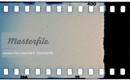 Blank grained film strip texture
