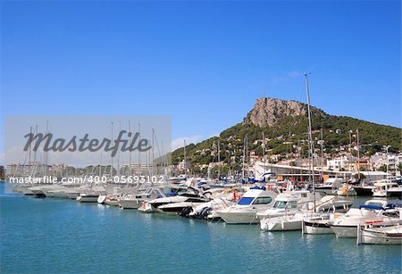 Sailing boats and yachts (Estartit, Costa Brava, Spain)