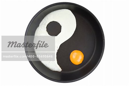 In Yang eggs in a frying pan