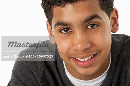 Portrait Of Smiling Young Boy