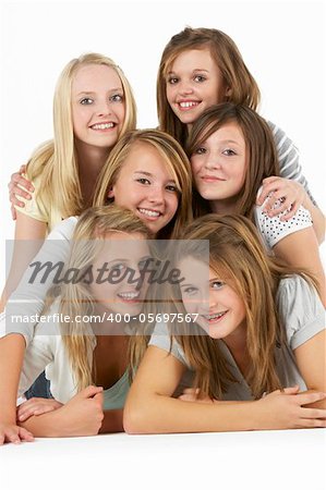 Group Of Teenage Girlfriends