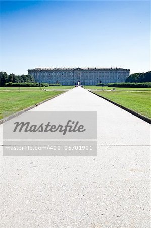 Luxury gardens in Reggia di Caserta (Caserta Royal Palace) - Italy