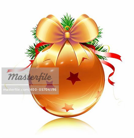 Vector illustration of cool Christmas decoration
