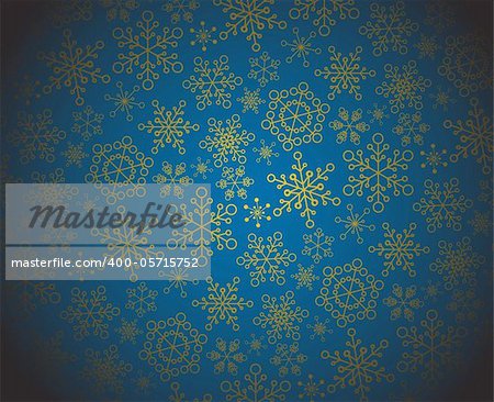Winter - dark christmas pattern / texture with snowflakes