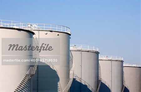 Oil storage in Groot-Ammers, the Netherlands