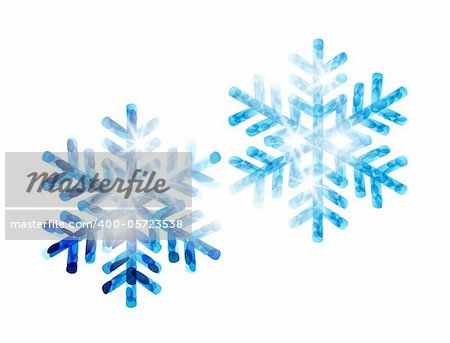 festive snowflake set