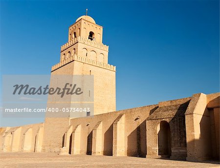 Great Mosque of Kairouan, Tunisia is the fourth most sacred place of islam