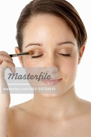 Teenage Girl Applying Make Up