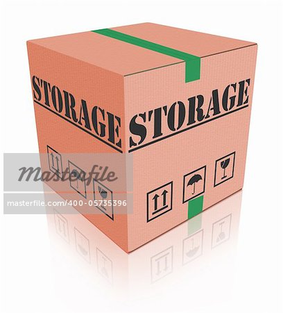 storage cardboard box keep important thing safe