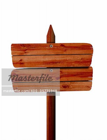 wooden sign board