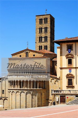 View Of The Historic Center Of Arezzo, Italy