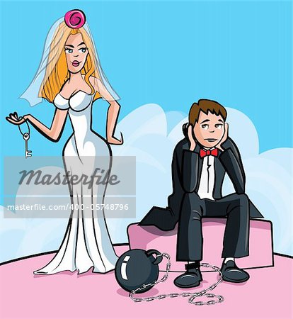 Wedding cartoon