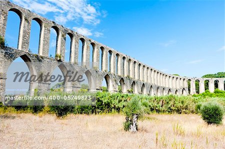 Pegoes Aqueduct, Estremadura, Portugal