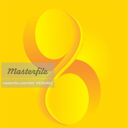 abstract yellow artistic background vector illustration