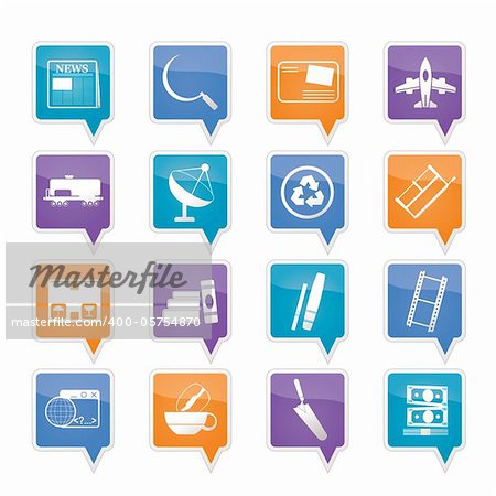 Business and industry icons - Vector Icon set 2