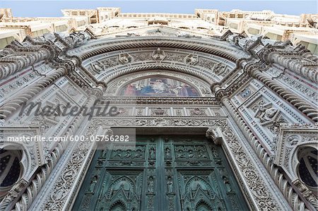 Entrance, Basilica di Santa Maria del Fiore, Florence, Firenze Province, Tuscany, Italy
