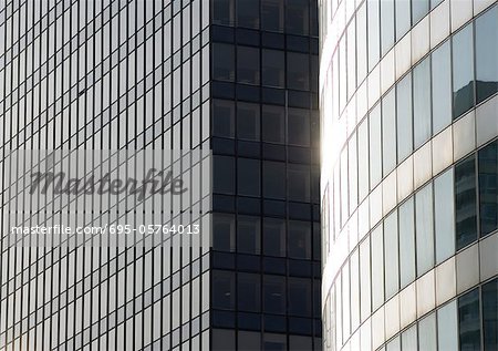 High rise buildings, close-up, full frame