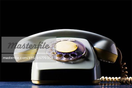 Rotary telephone, still life